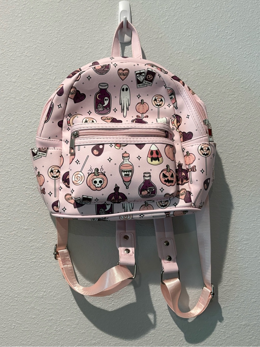 Pink witchy Mini Backpack